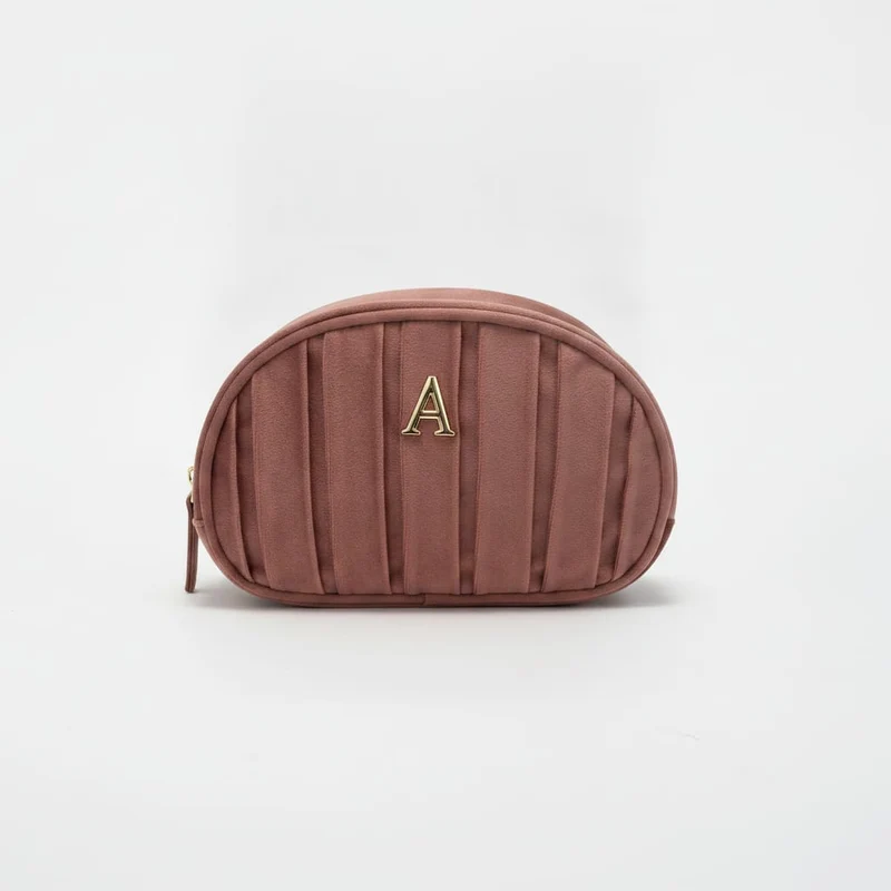 Necessaire in velluto con lettera - var 1
