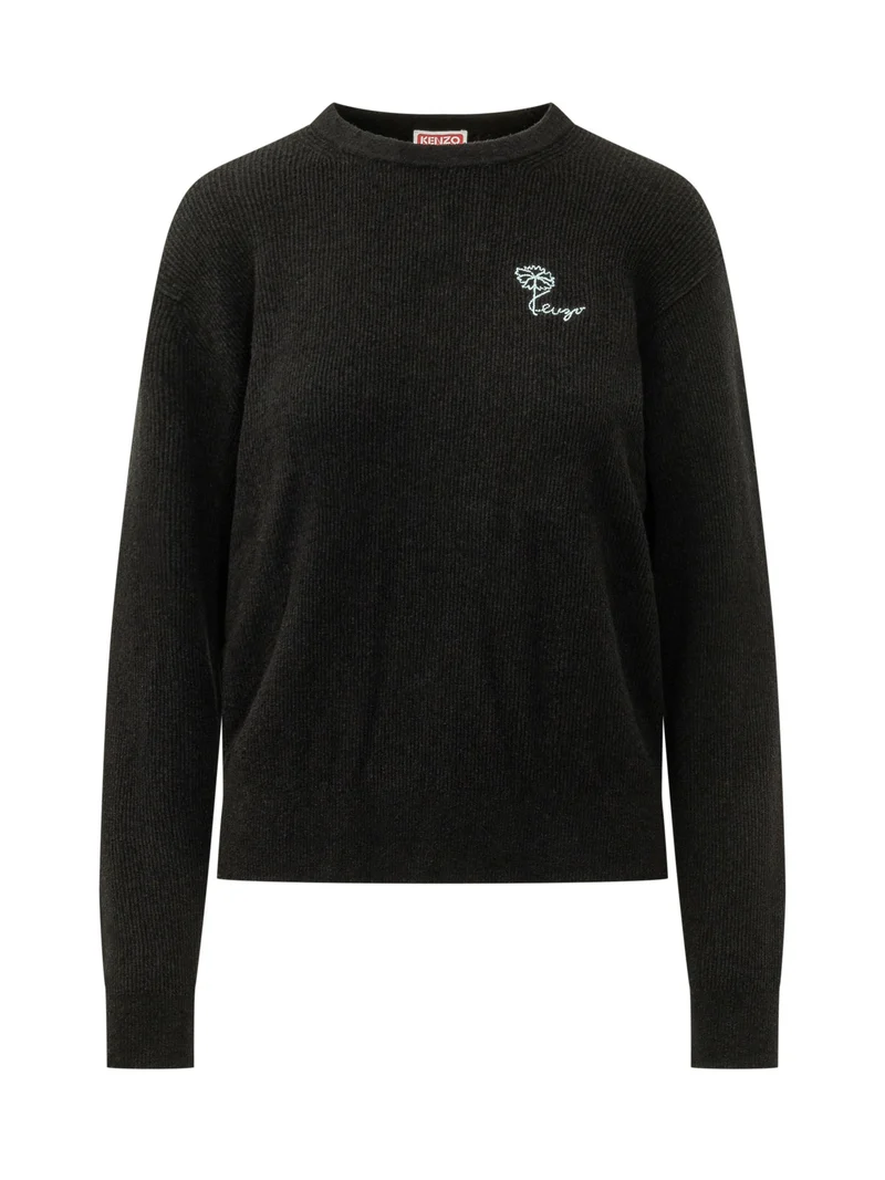Maglia Tulip con Ricamo Floreale