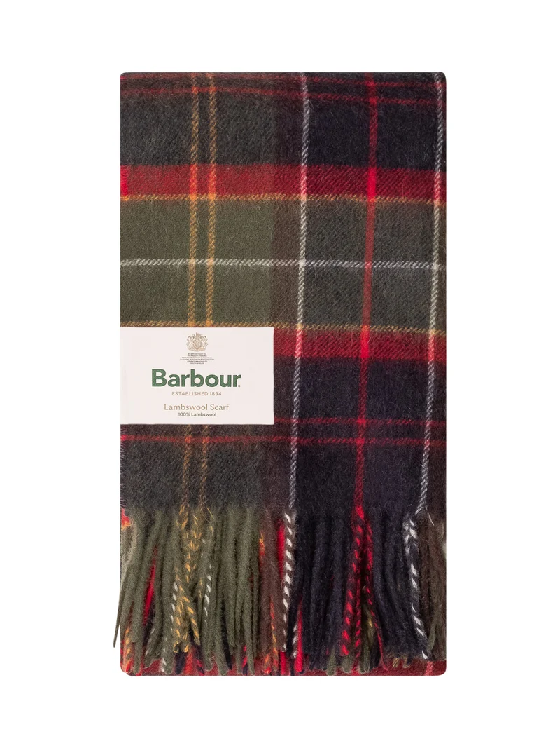 Sciarpa Brack Patchwork con Frange