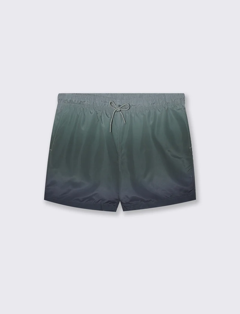 Costume Fantasia Degradè con Tasche - Verde militare