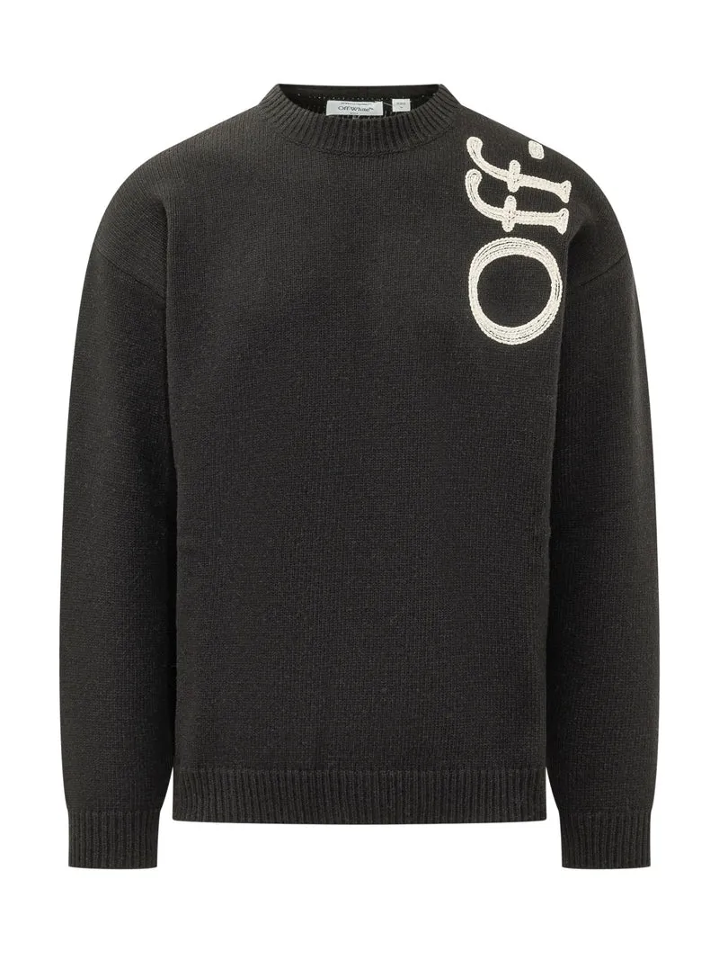 Maglia Girocollo Vert Bookish con Scritta Verticale