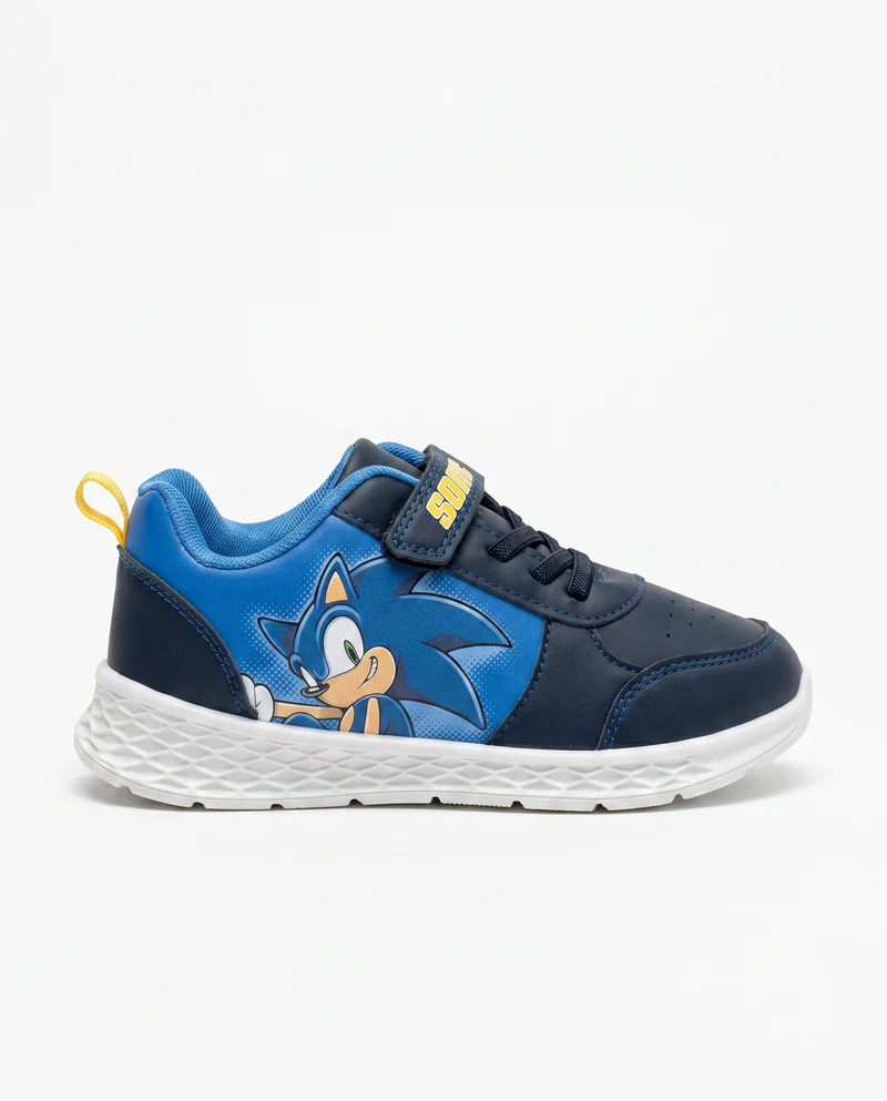 Sneakers Sonic© blu con strappo per bimbi - Blu
