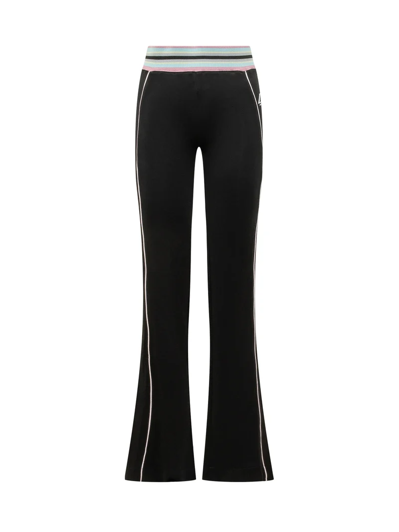 Pantaloni Track Slim con Banda Laterale