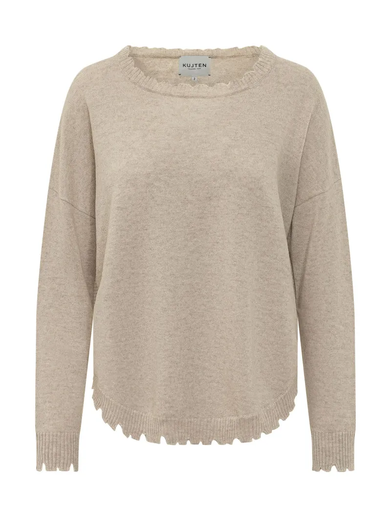 Maglia Mela con Orli Irregolari