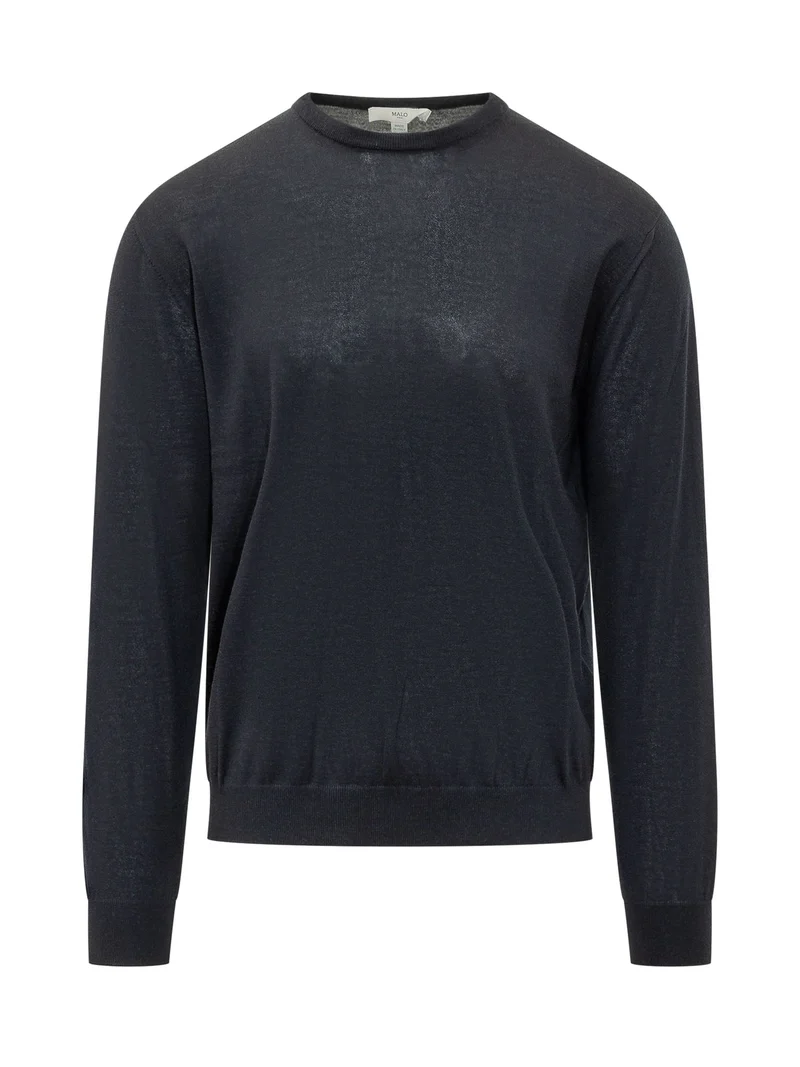 Maglia Girocollo con Fondo a Coste
