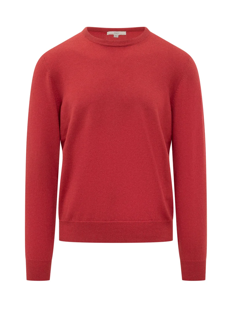 Maglia Girocollo con Fondo a Coste