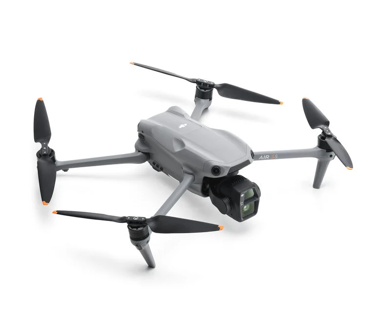 DJI Air 3s Drone RC-N3 4 rotori Quadrirotore 50 MP 3840 x 2160 Pixel 4276 mAh Grigio