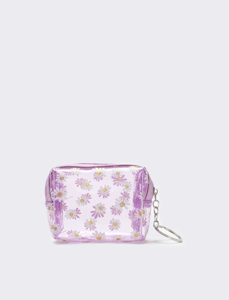 Portamonete portachiavi bambina - Viola