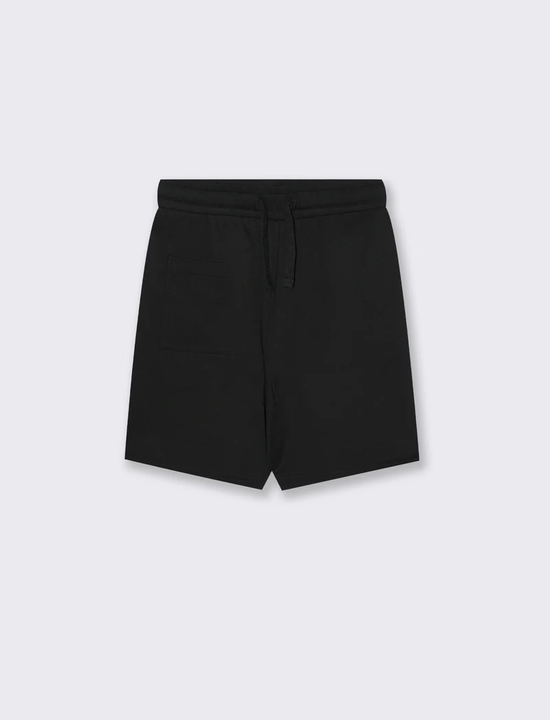 Bermuda in felpa da bambino - Nero