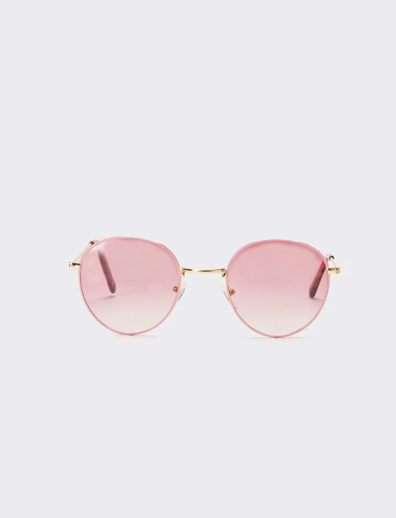 Occhiali donna tondi - Oro