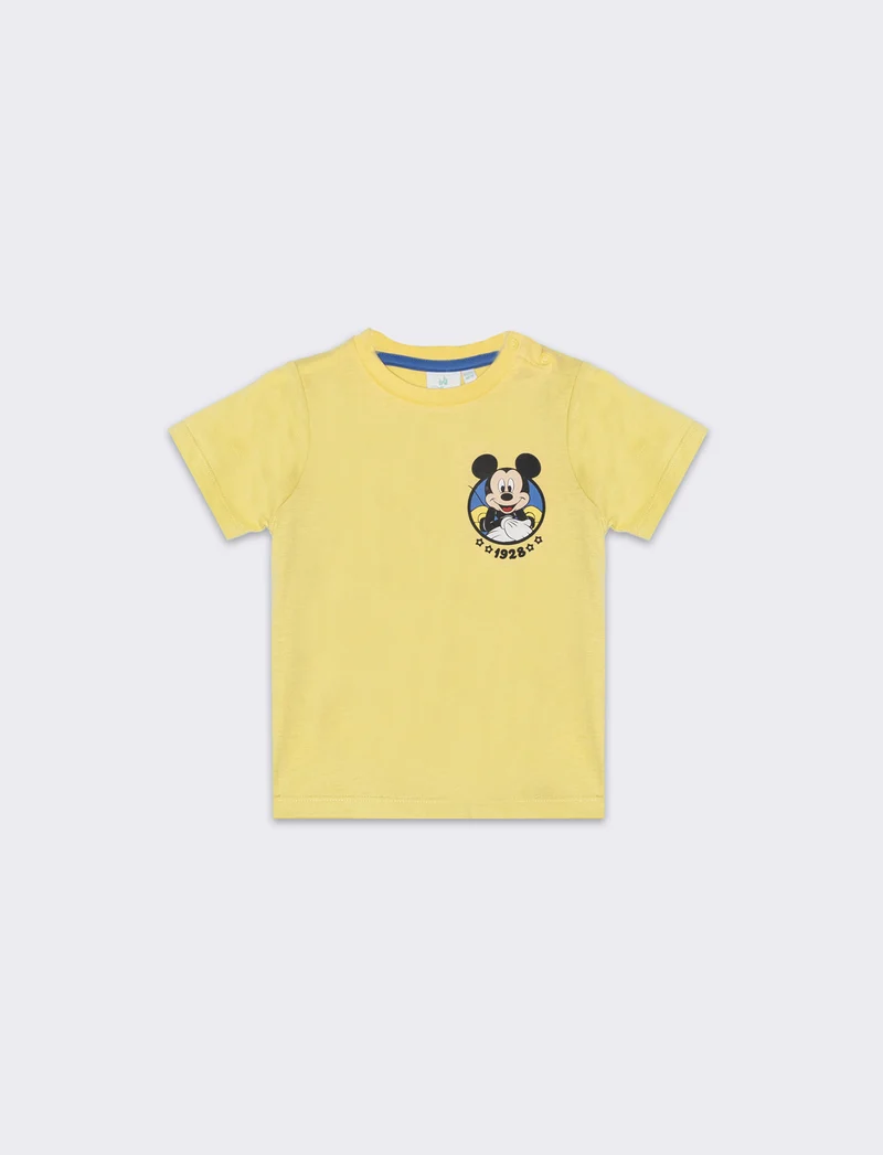Maglietta Topolino da neonato - Giallo