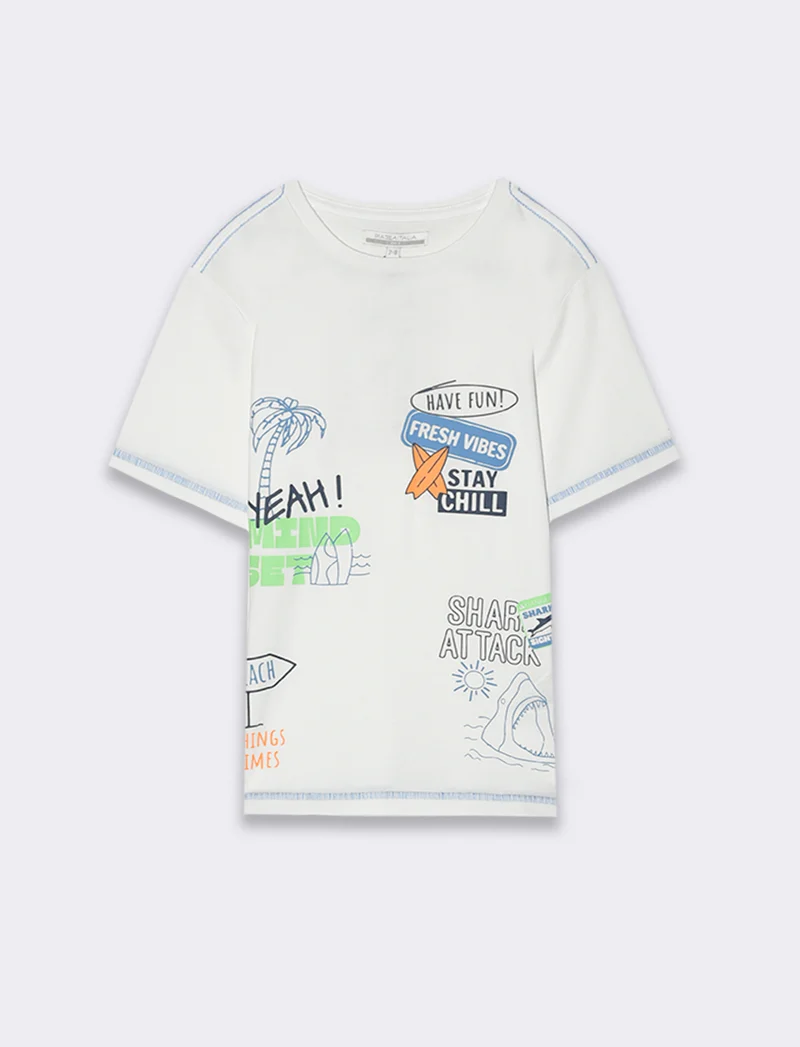 T-shirt da bambino - Bianco