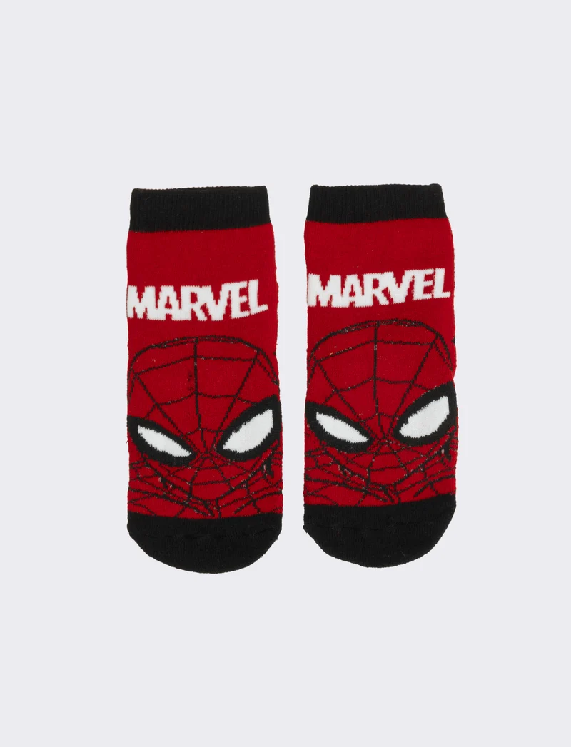 Calzino antiscivolo bambino sonic, pokemon, spiderman,dragonball - Rosso