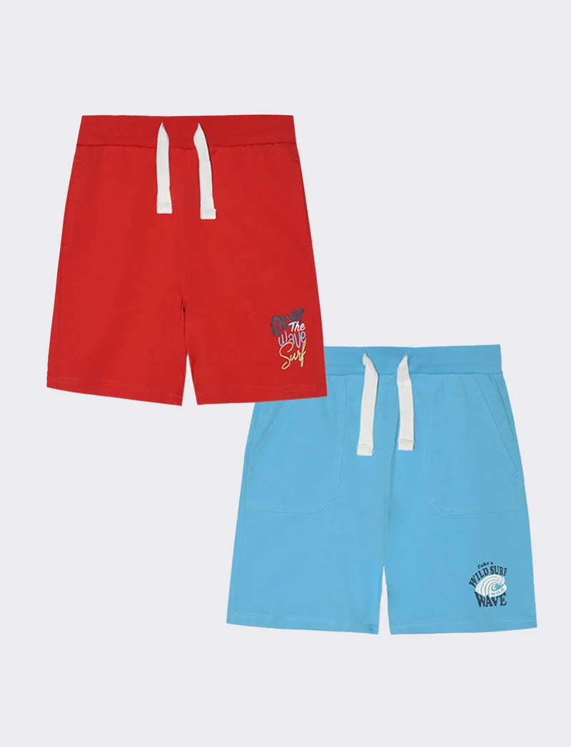 Bermuda 2 pack da bambino - Turchese