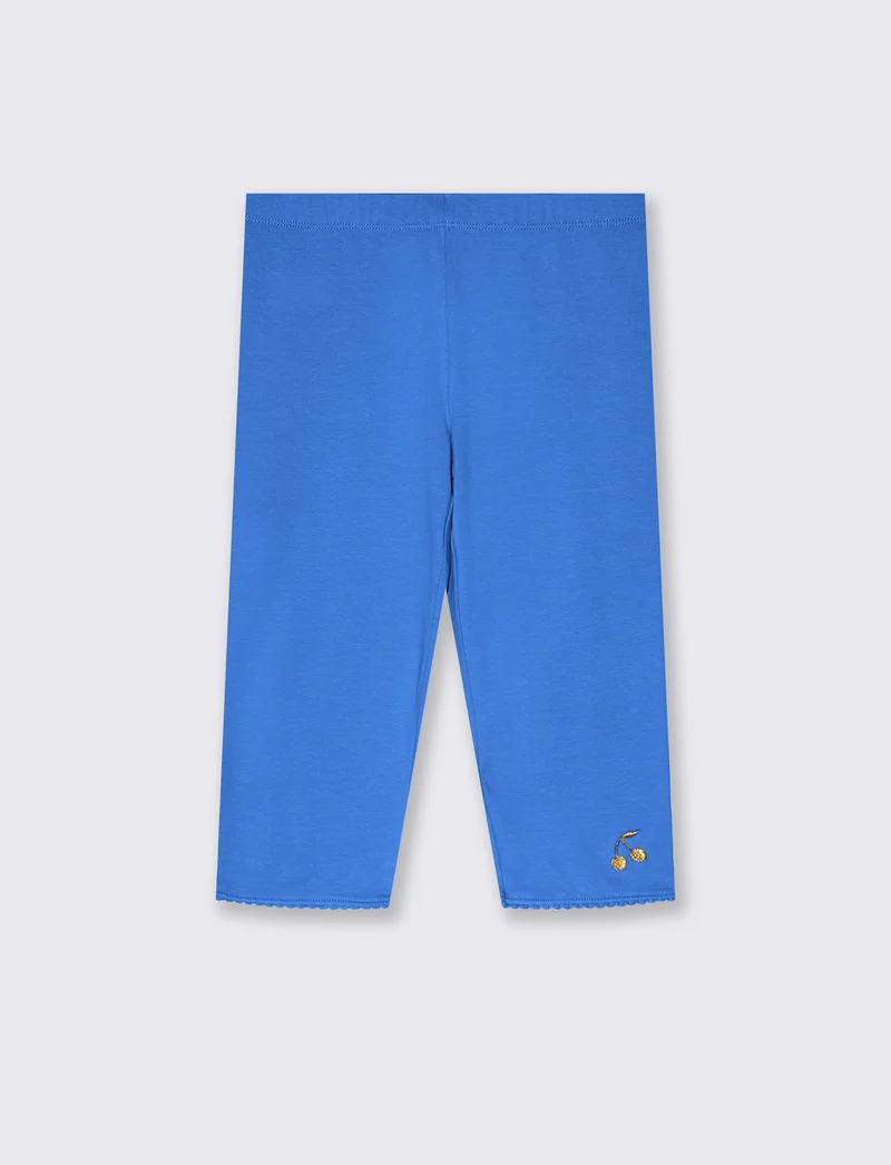 Leggings a tre quarti. da bambina - Blu cobalto