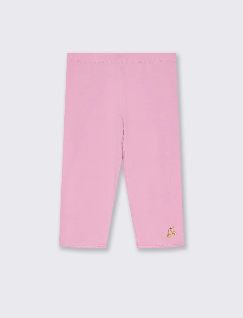 Leggings a tre quarti. da bambina - Rosa