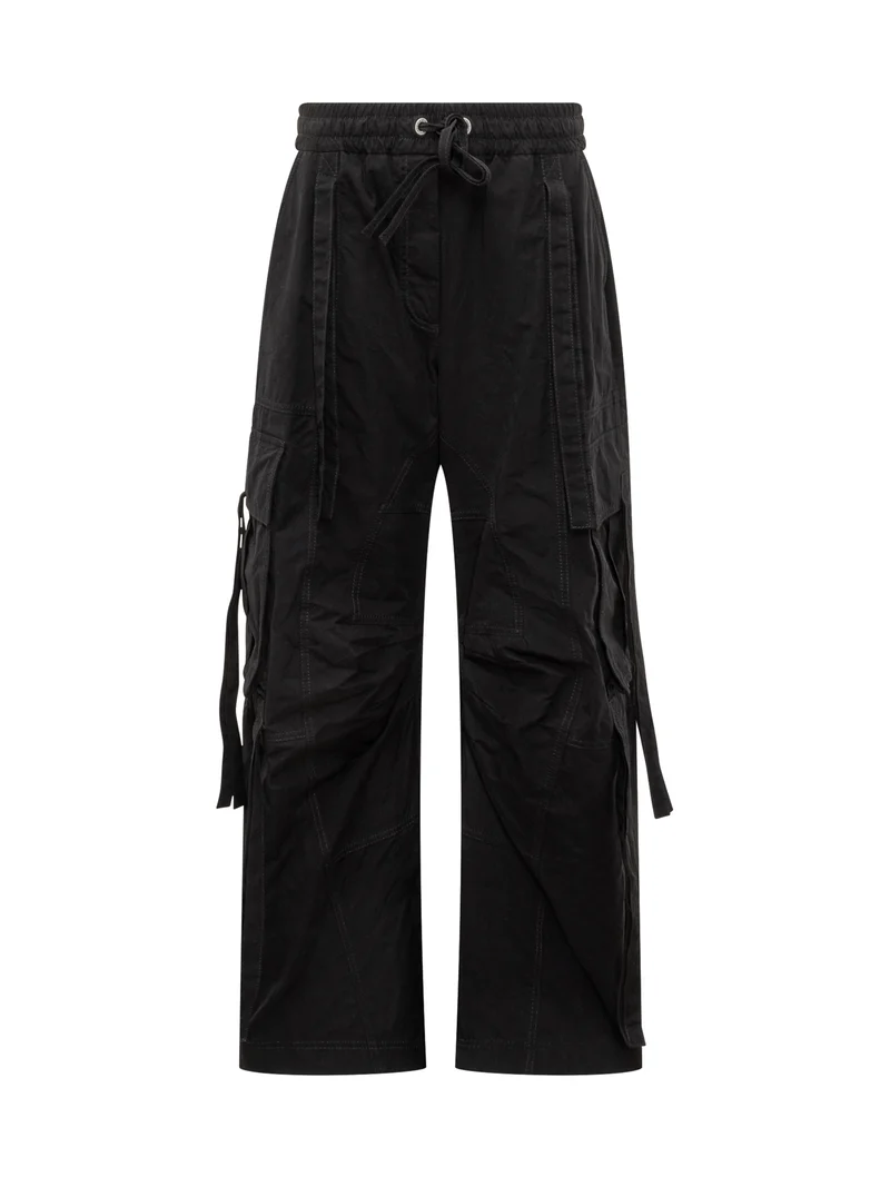 Pantaloni Cargo Dolce & Gabbana in Cotone Nero