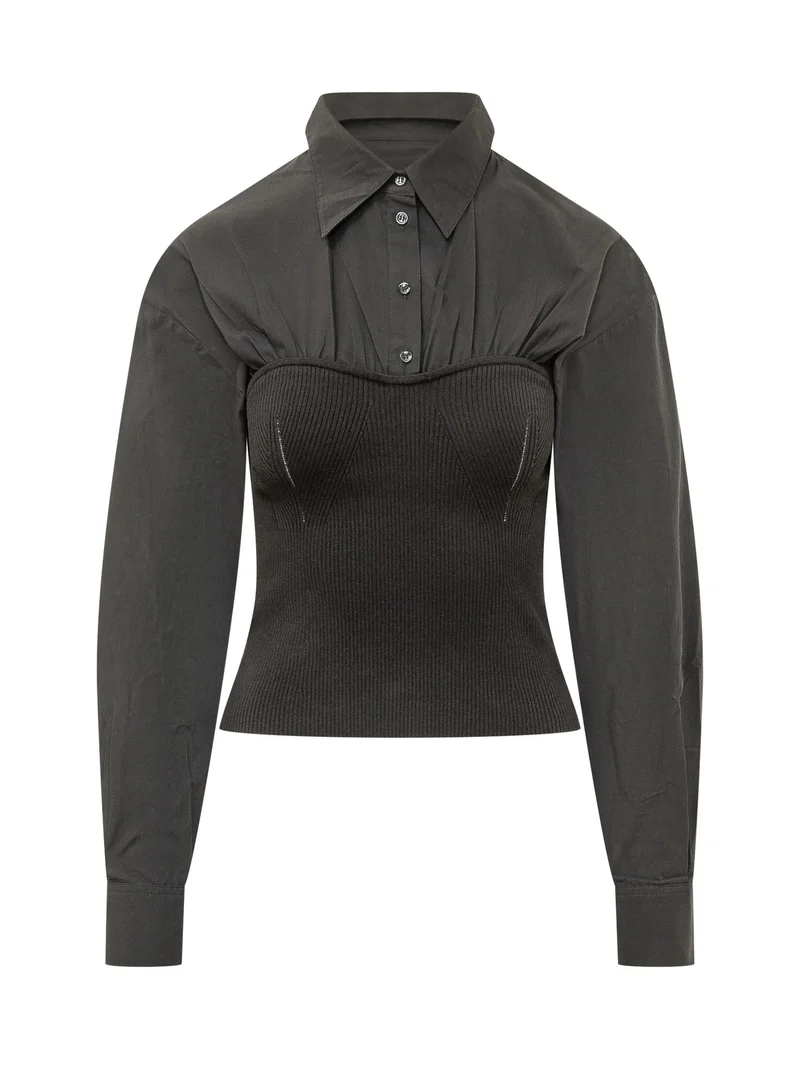 Maglia Suzuki con Inserto a Camicia