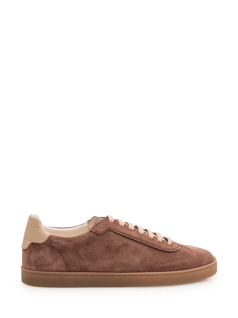 Sneaker Bassa con Pannelli Sagomati