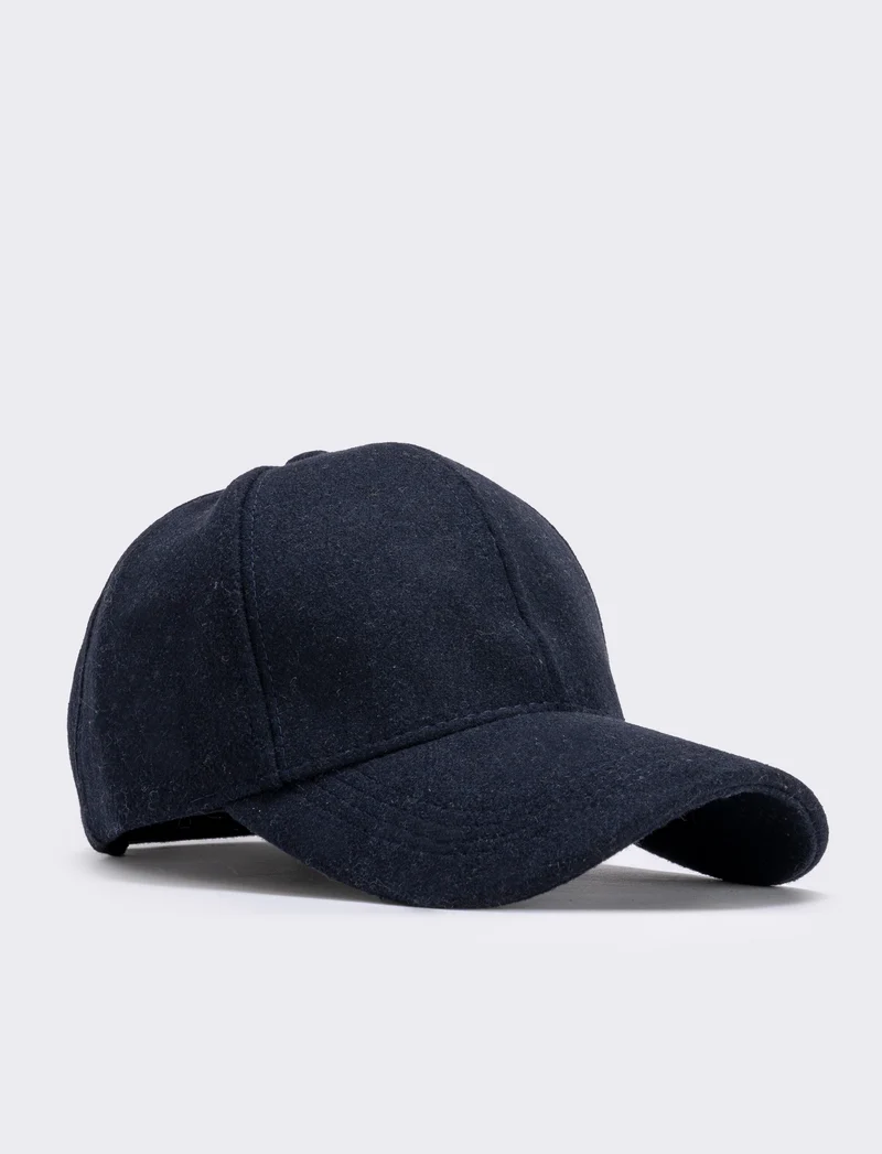 Baseball in tessuto panno per uomo - Blu