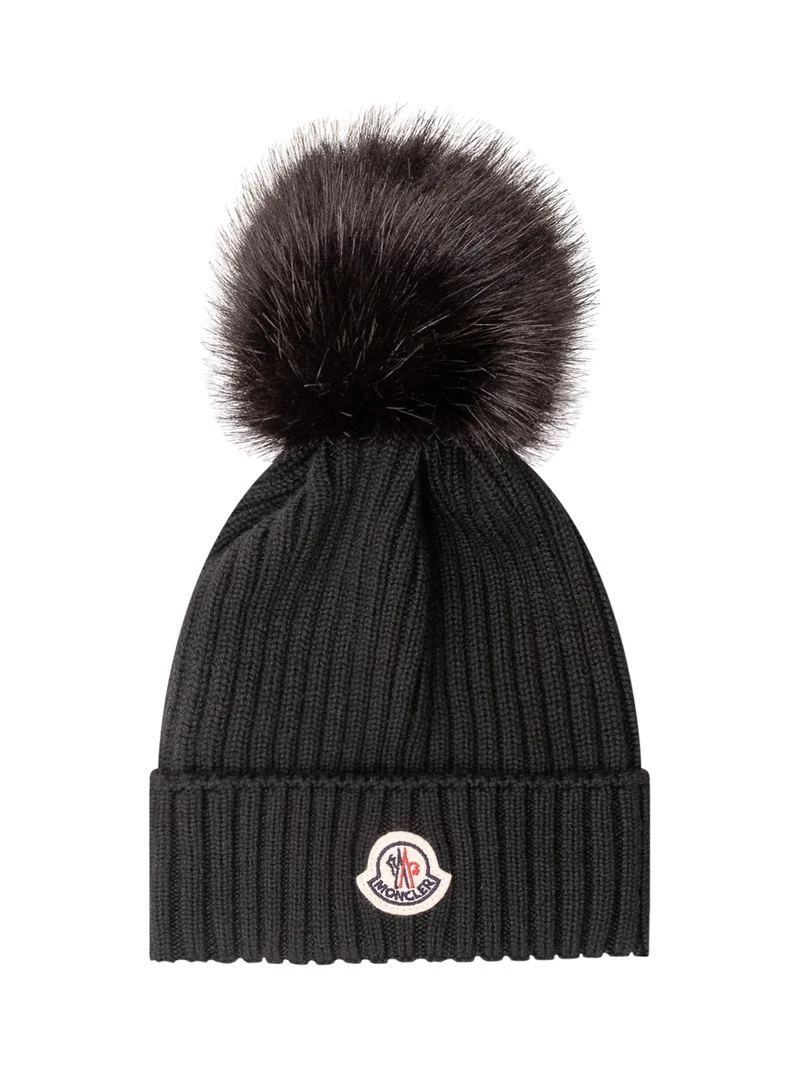Cappello in Maglia con Pompon