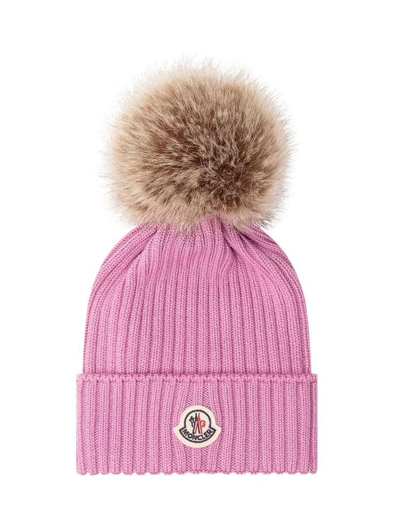 Cappello in Maglia con Pompon