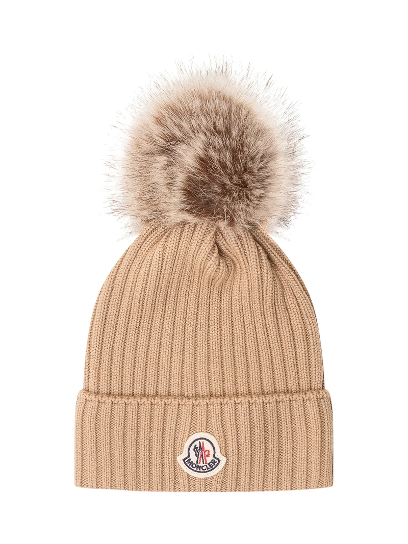 Cappello in Maglia con Logo