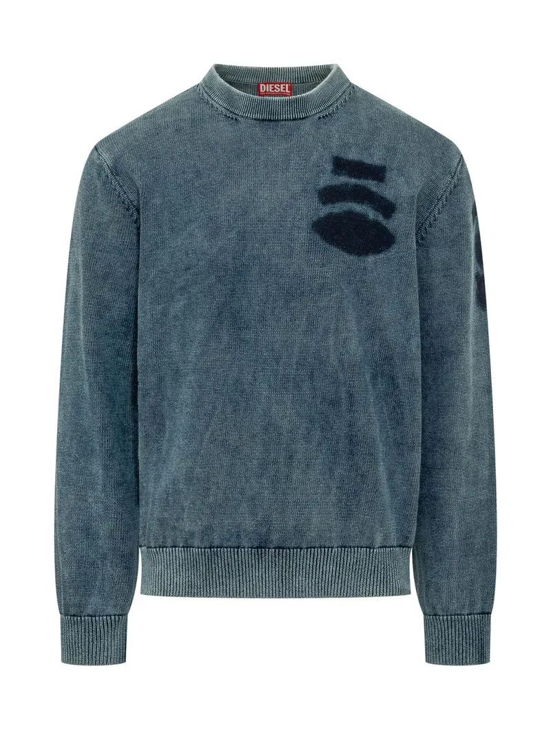 Maglia Girocollo con Patch Grafica
