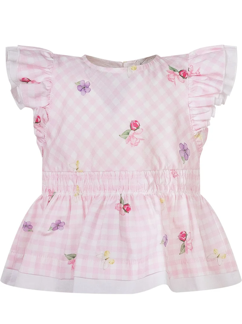 Top in Popeline con Fiori