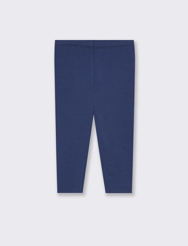 Leggings basici tinta unita versatili - Blu