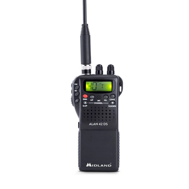 Midland Alan 42 DS C1267 ricetrasmittente 40 canali 26.565 - 27.99125 MHz Nero