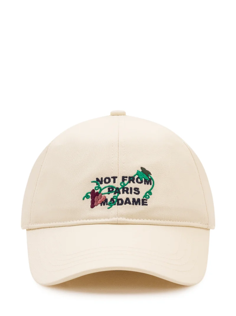 Cappello Vine con Ricamo