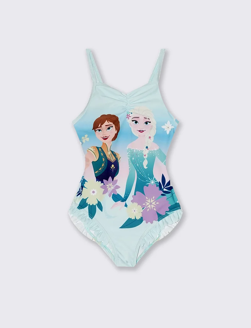 Costume intero Disney Frozen per bambina - Azzurro