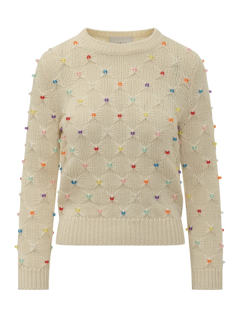 Priyanka Pullover con Applicazioni