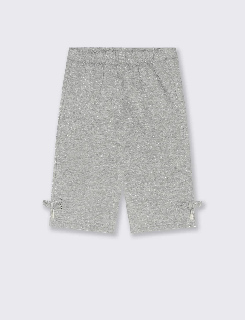 Pantaloni ampi eleganti con coulisse - Grigio mel.