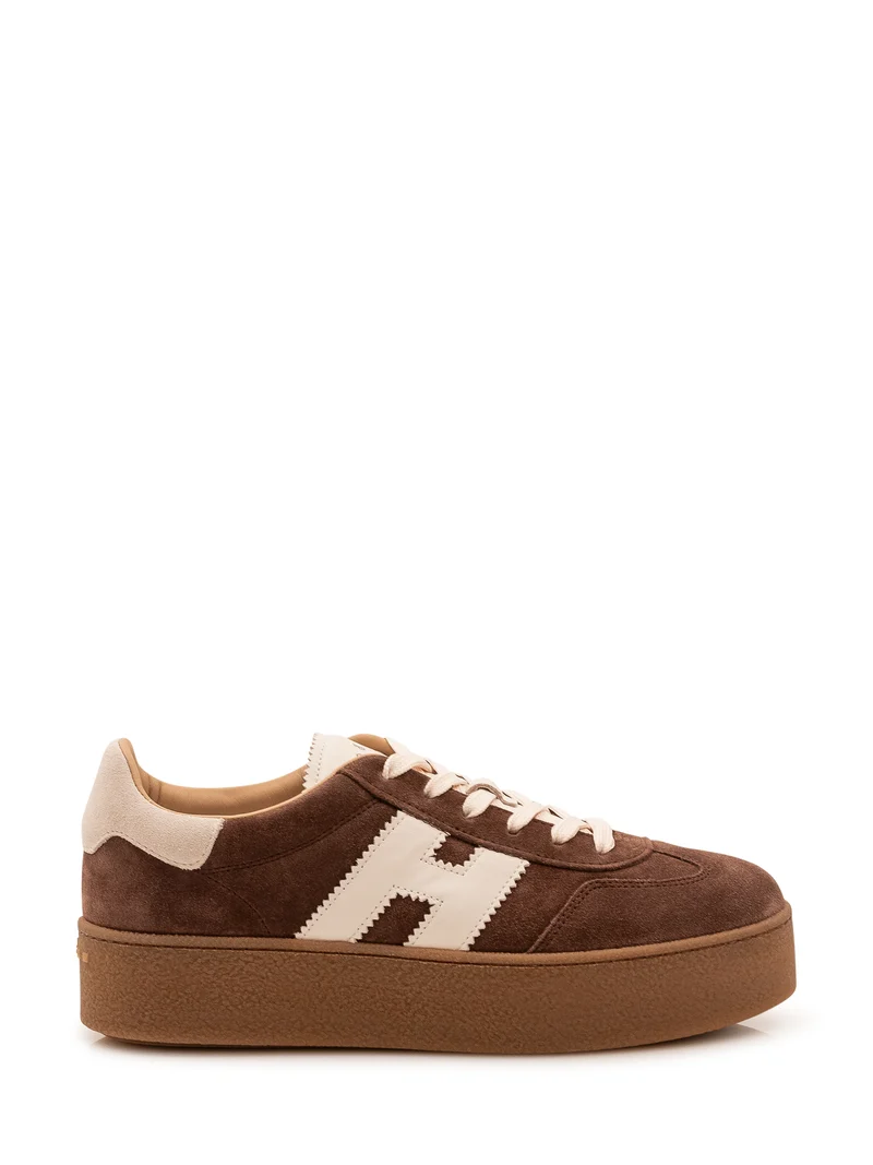 Sneaker Traditional con Logo Laterale