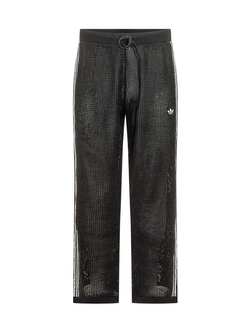 Pantaloni Crochet con Bande Laterali