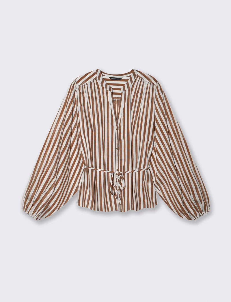 Camicia Lunga con Collo Coreano - var 2