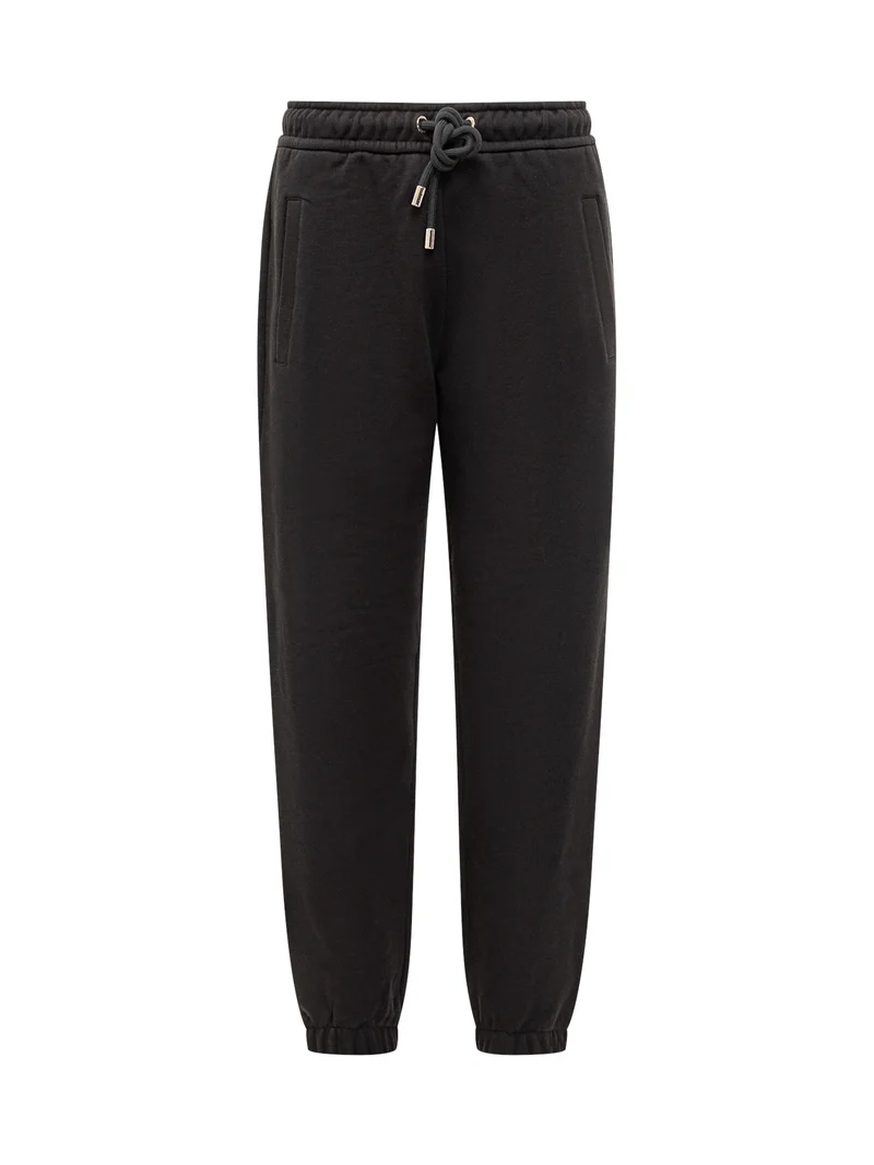 Pantaloni Jogger Neri con Coulisse di Lanvin