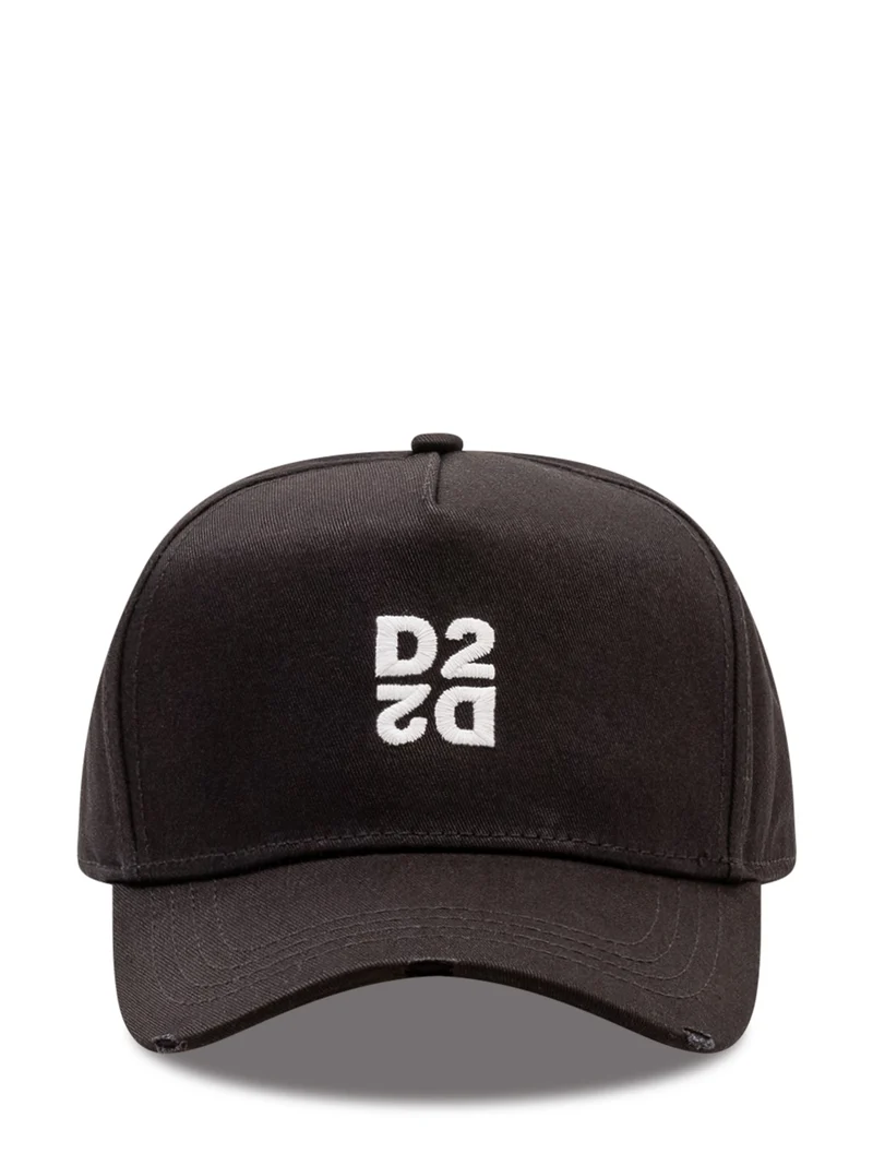 Cappello da Baseball con Monogramma Ricamato