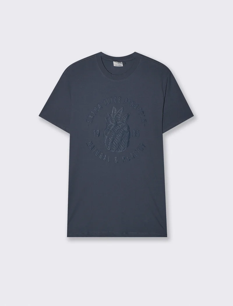 T-shirt girocollo con stampa PUF - Avion