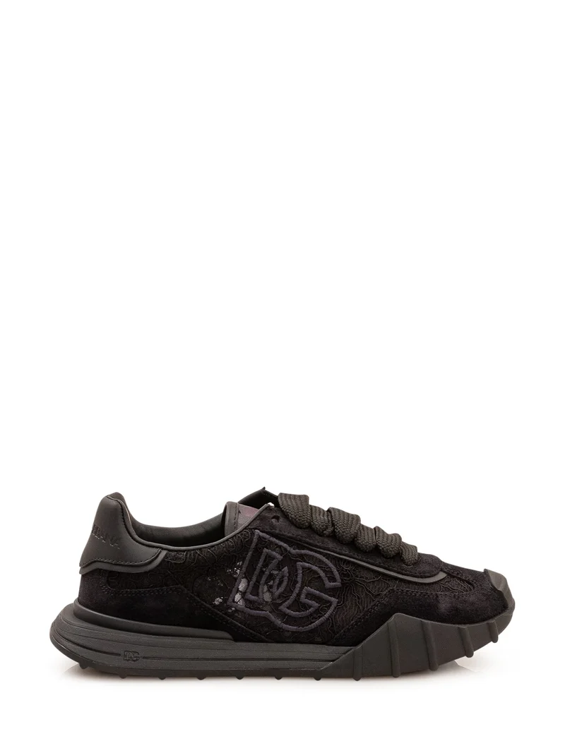 Sneakers Basse con Ricamo Laterale