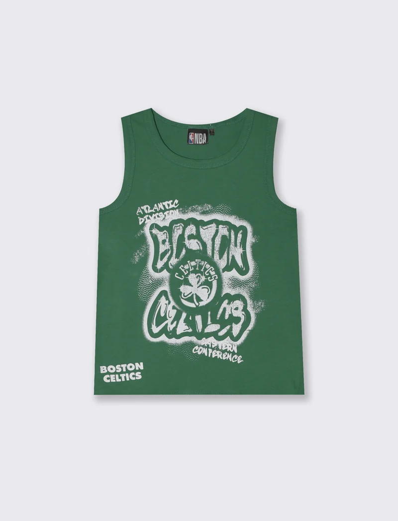 Canotta NBA in cotone trendy e versatile - Verde