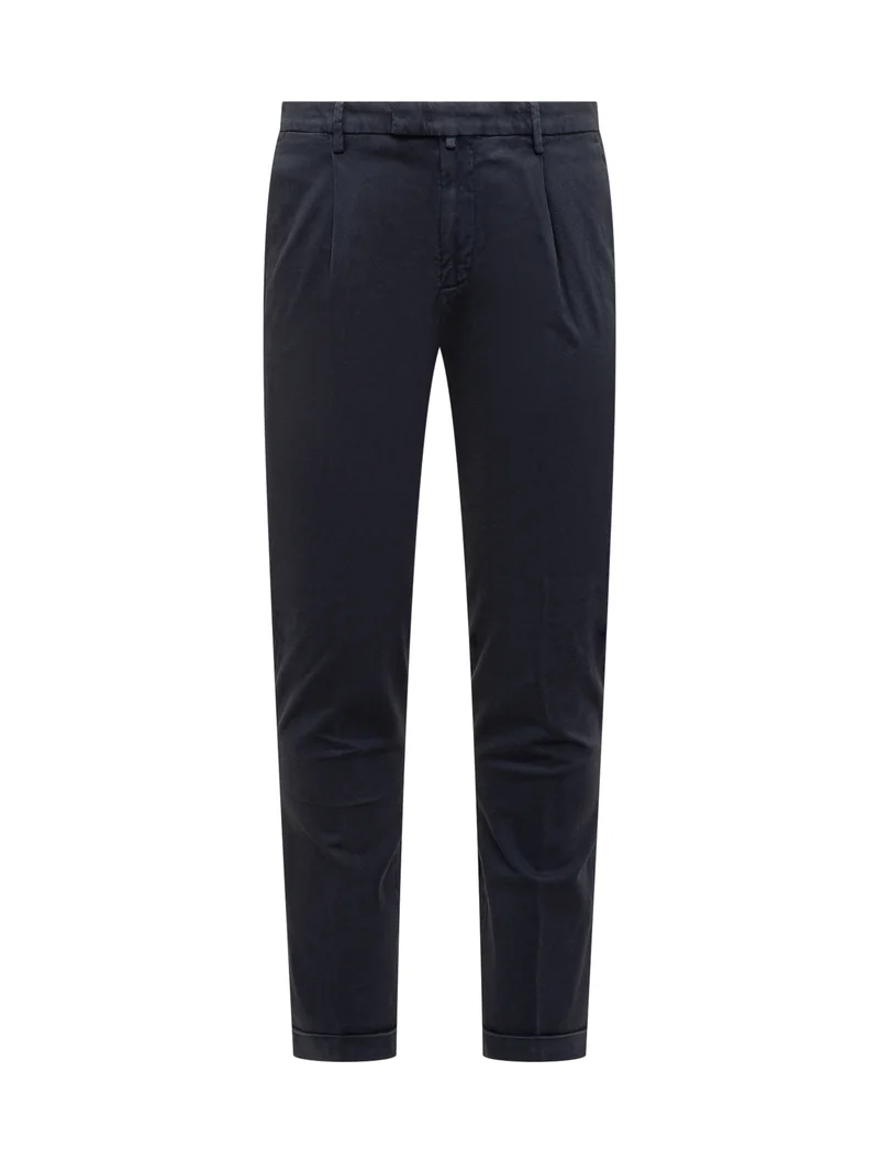 Pantaloni Blu in Cotone Briglia