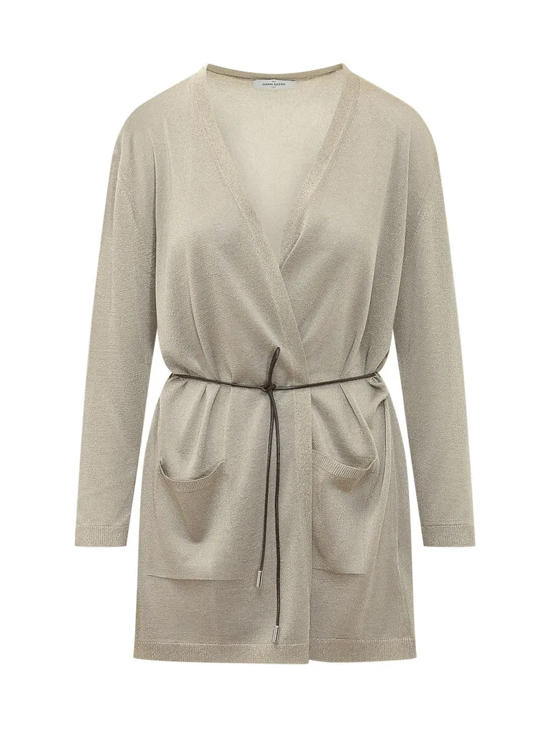Cardigan Lungo con Tasche