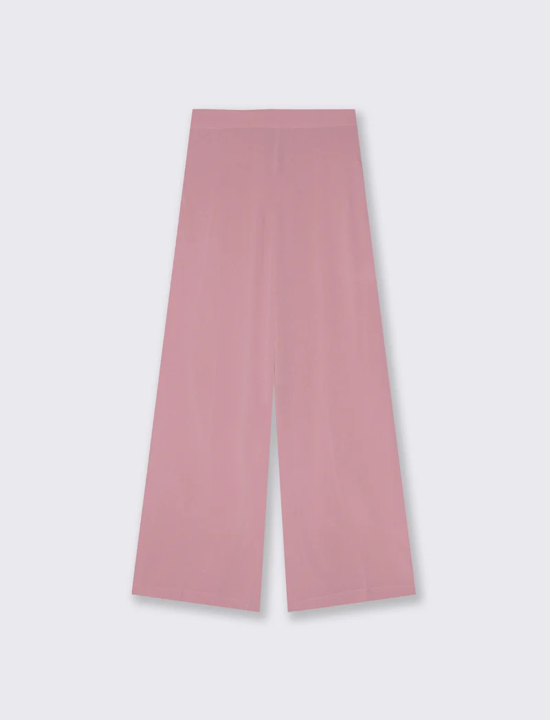Pantalone con Elastico Dietro - Rosa