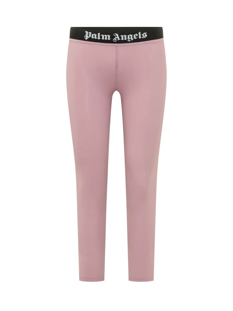 Leggings Sportivi con Fascia Logo