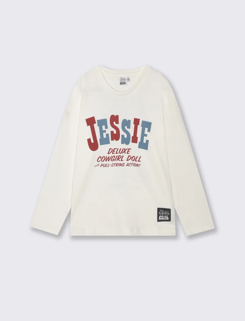 T-shirt manica lunga Jessie Toy Story - Bianco