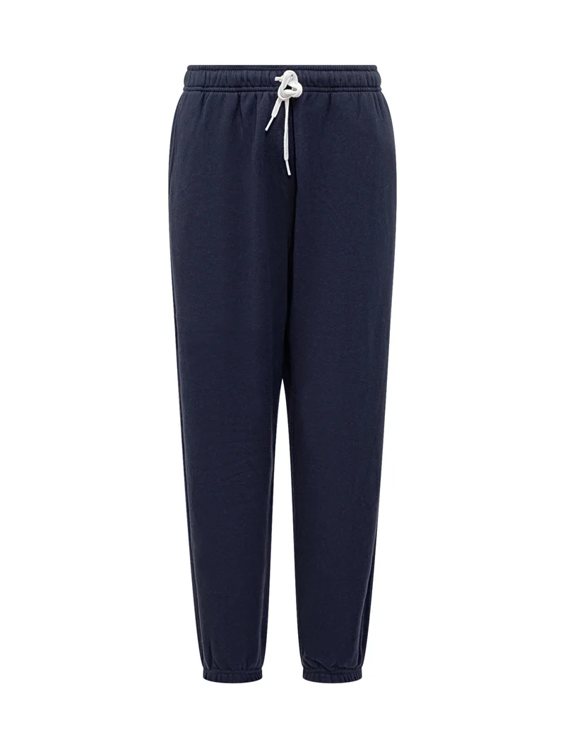 Pantaloni Jogger Blu In Cotone Polo Ralph Lauren