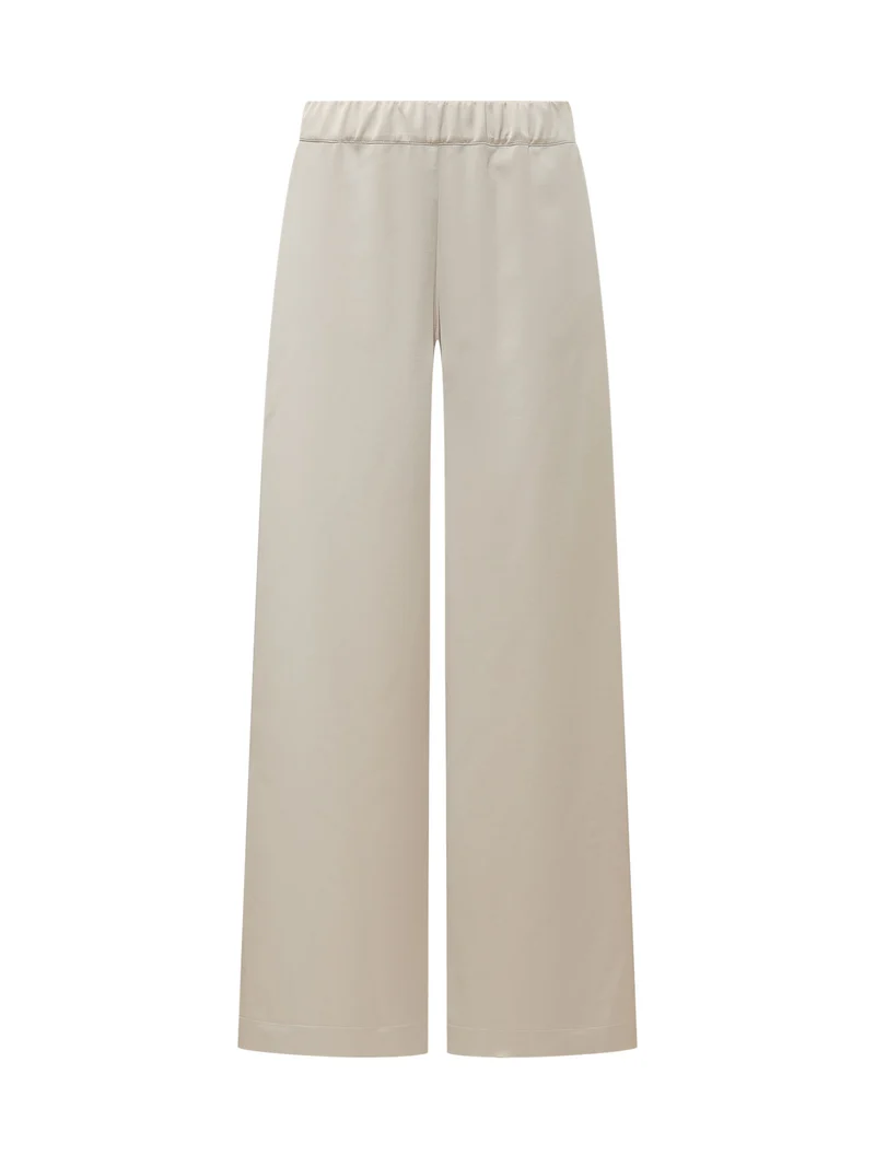 Pantaloni Palazzo con Vita Elasticizzata